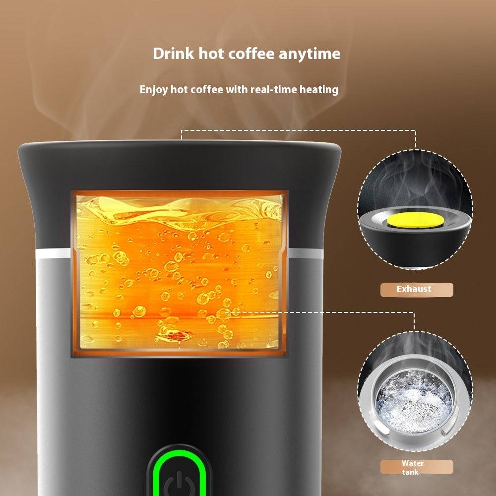 Portable Rechargeable Capsule Coffee Machine, 60 ml