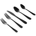 Gibson Home Stravidia 20-Piece Black Stainless Steel Cutlery Set
