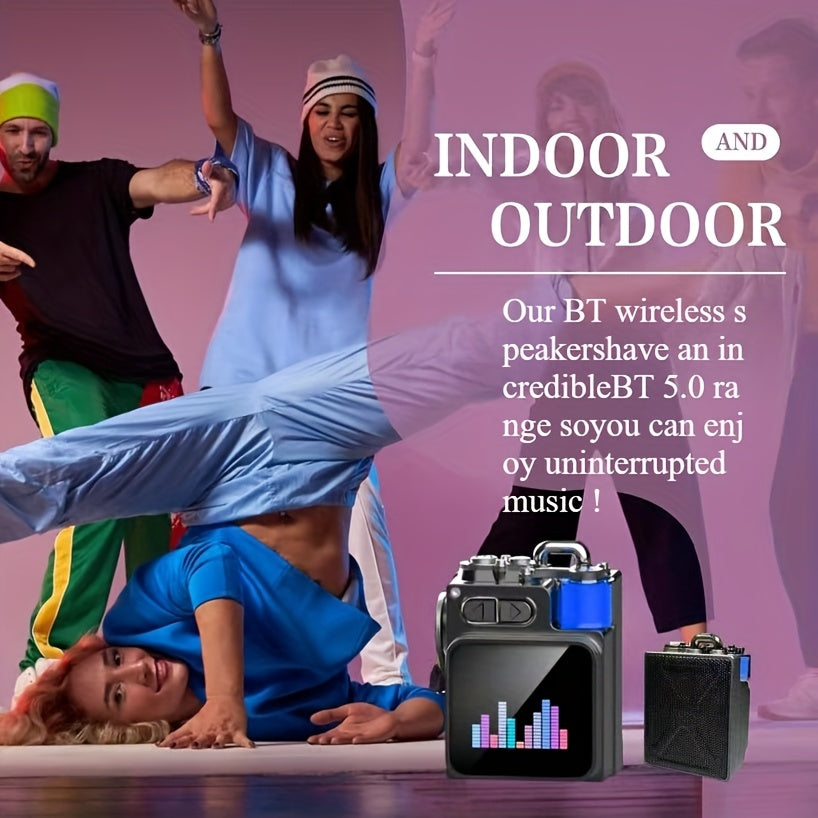Wireless Mini Bluetooth Speaker with Touch Screen