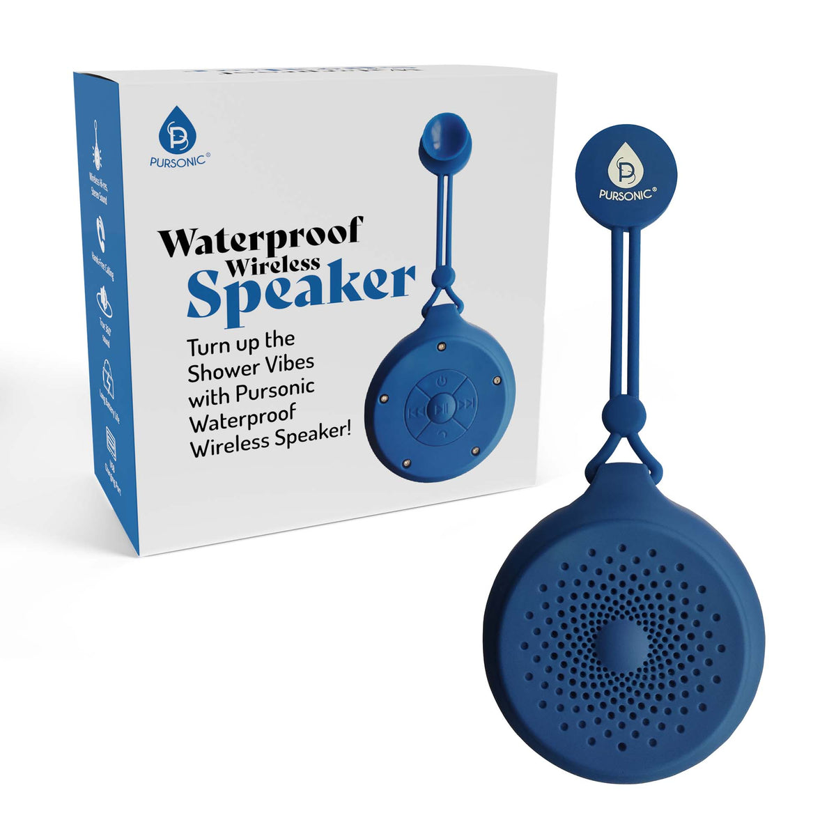Total Audio Freedom Collection – Wireless Earbuds + 360° Speaker + Waterproof Suction Speaker