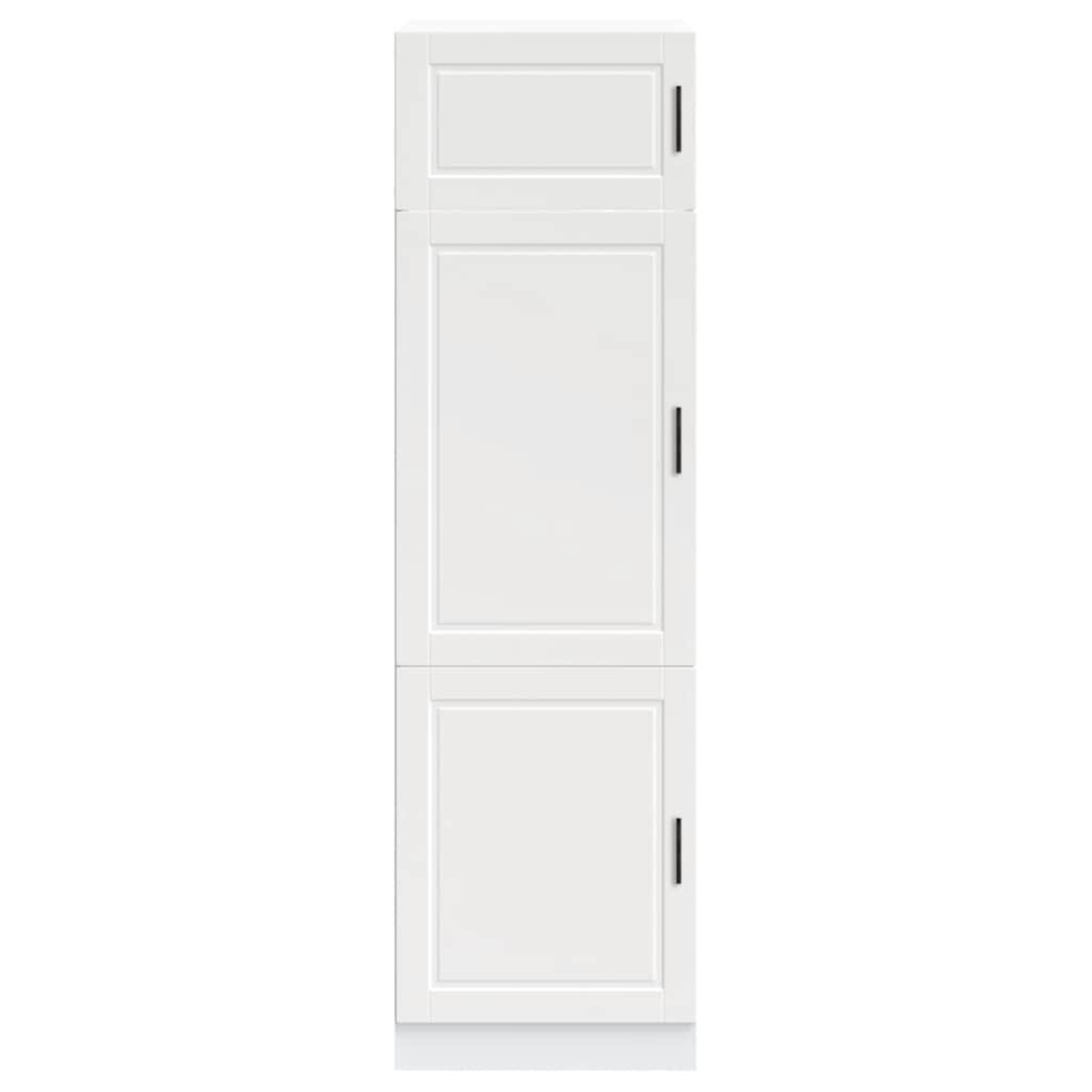 Porto White Kitchen Cupboard – Engineered Wood Storage Cabinet