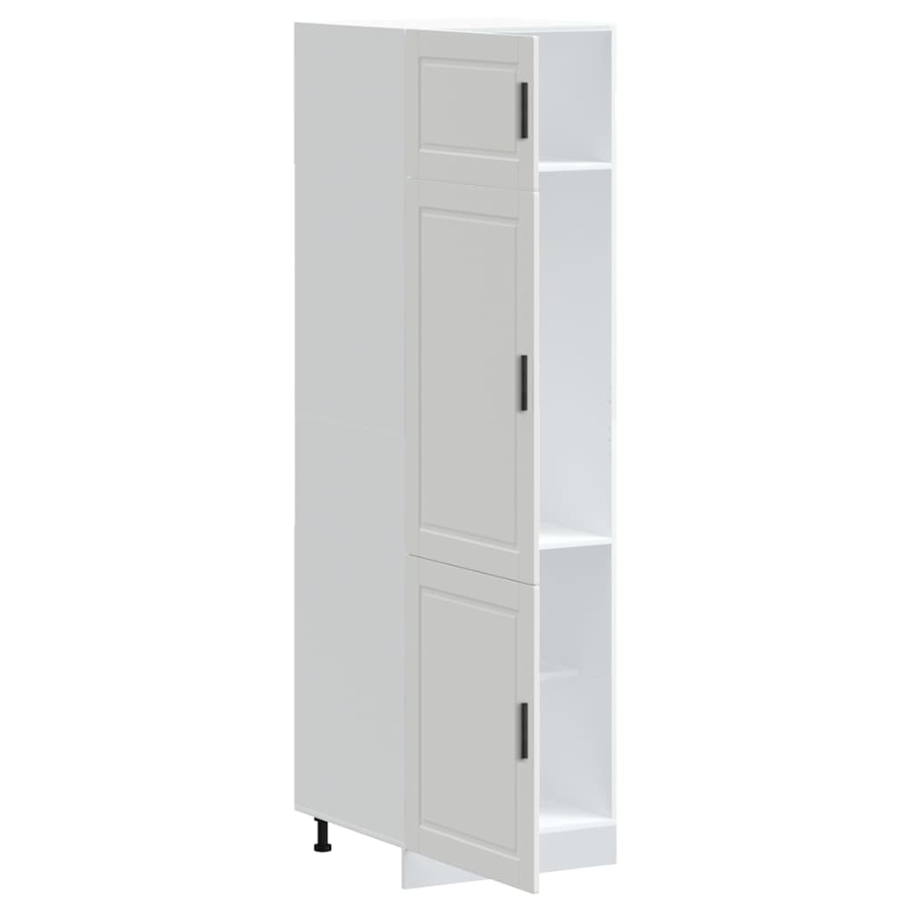 Porto White Kitchen Cupboard – Engineered Wood Storage Cabinet