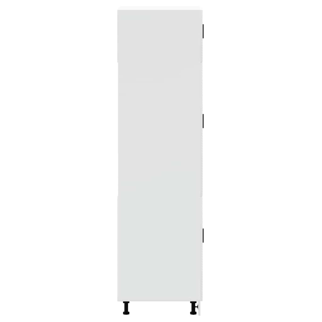 Porto White Kitchen Cupboard – Engineered Wood Storage Cabinet