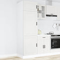 Porto White Kitchen Cupboard – Engineered Wood Storage Cabinet