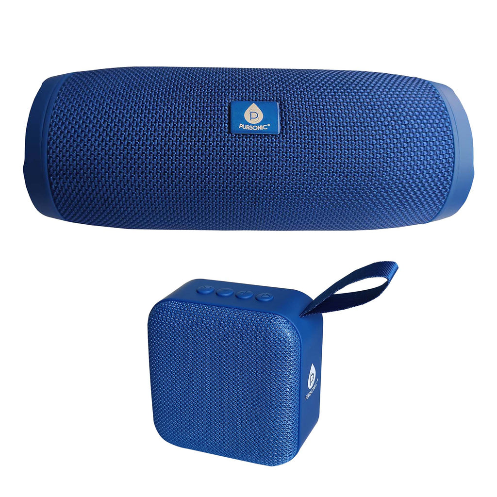 Pursonic Wireless Sound Duo – Portable & Peak 360° Speakers
