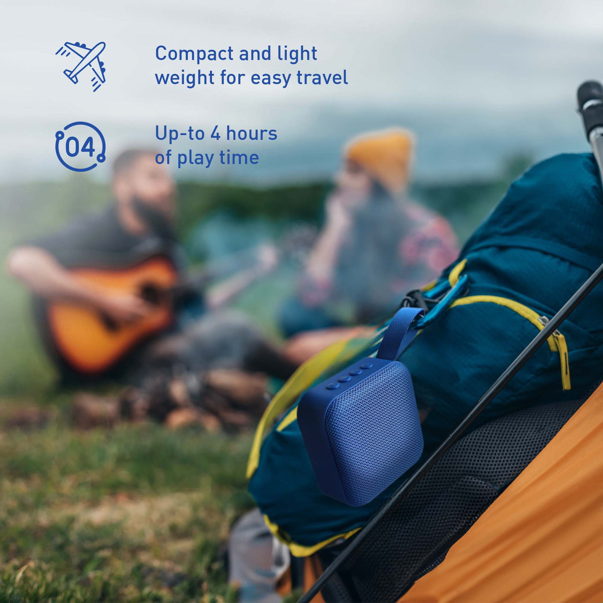 Pursonic Wireless Sound Duo – Portable & Peak 360° Speakers
