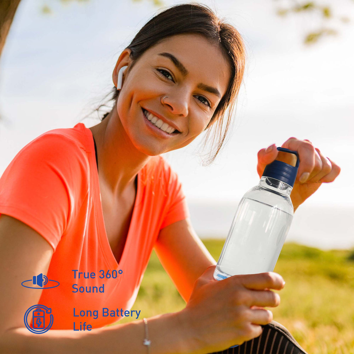 Pursonic Hydration & Sound Bundle – Water Bottle Speaker + 360° Wireless Speaker