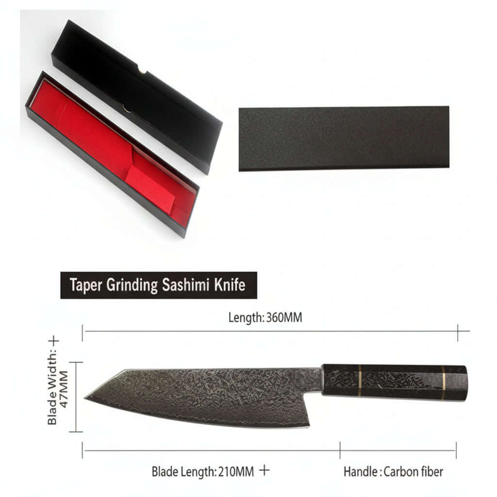 Damascus Steel Pattern Kitchen Knife