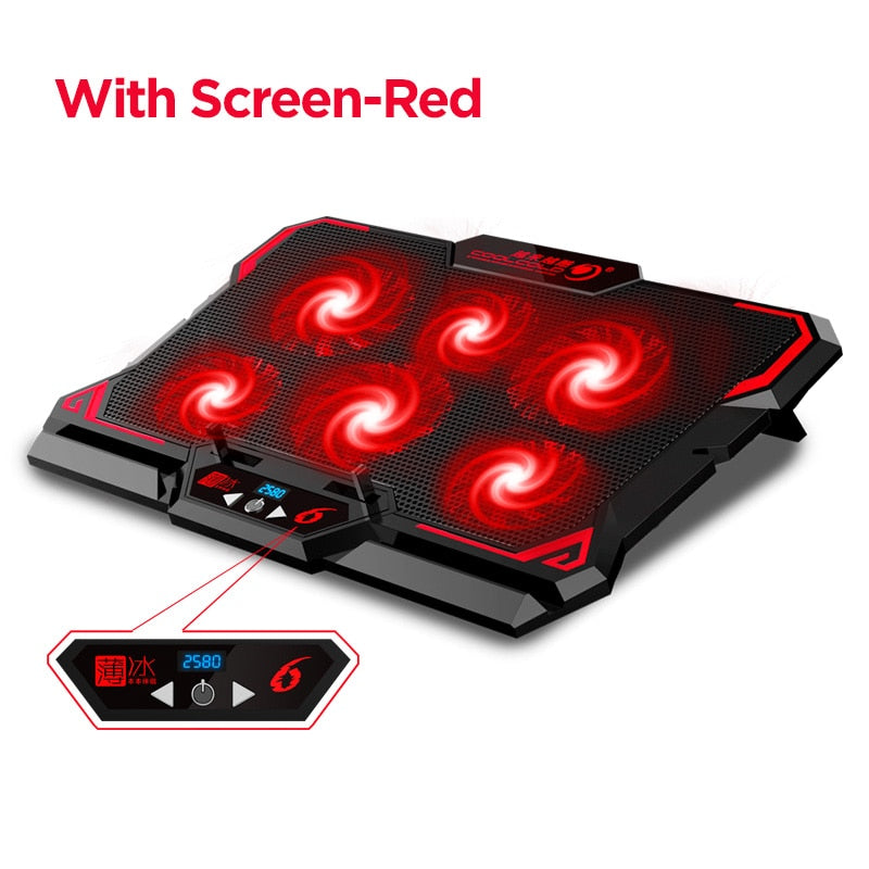 17 Inch Gaming Laptop Cooler with 6 Fans