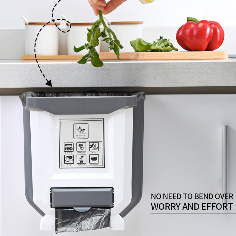 NNEOBA Foldable Kitchen Trash Bin