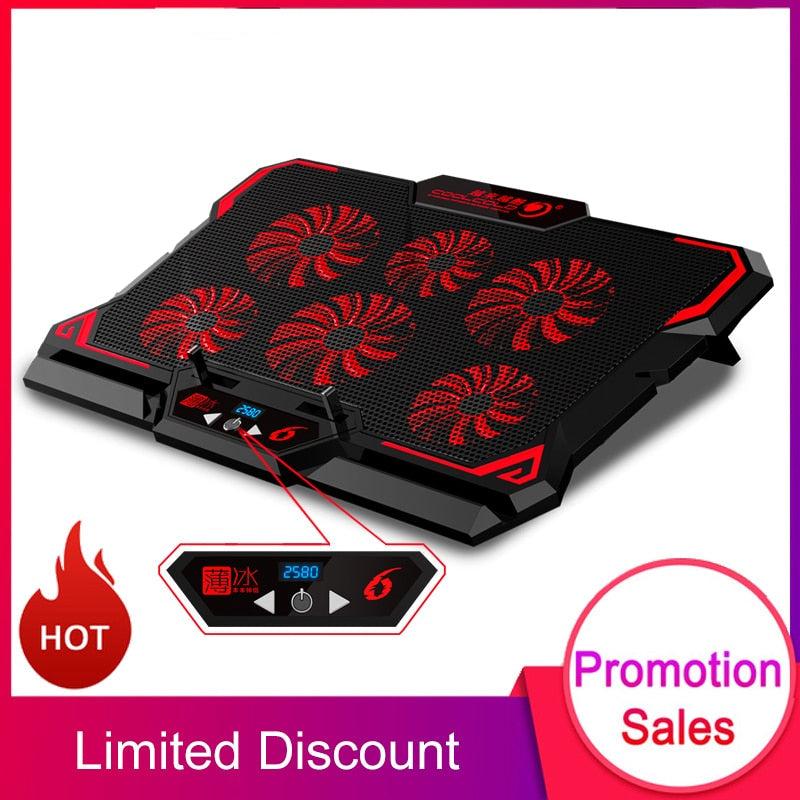 17 Inch Gaming Laptop Cooler with 6 Fans
