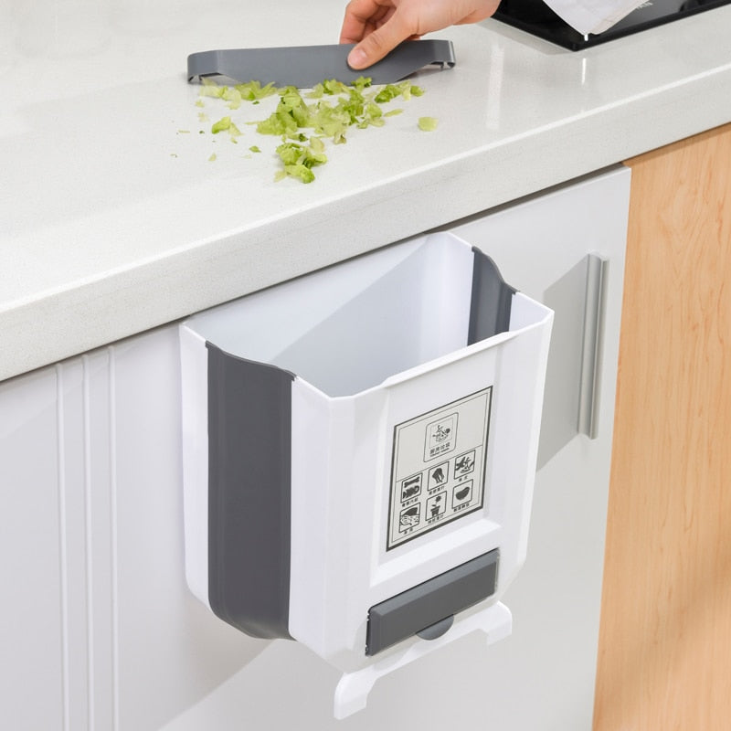 NNEOBA Foldable Kitchen Trash Bin