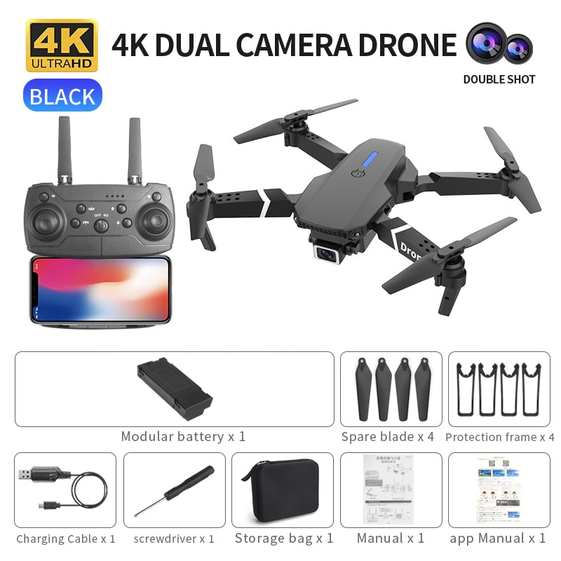 4K HD WiFi FPV Drone with Altitude Hold