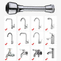 360° Rotating Faucet Aerator – 2 Spray Modes