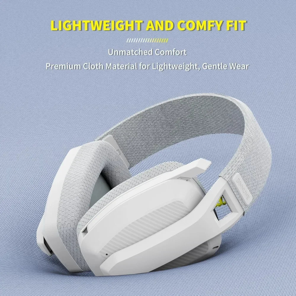 Wireless 7.1 Surround Gaming Headset with Mic – White