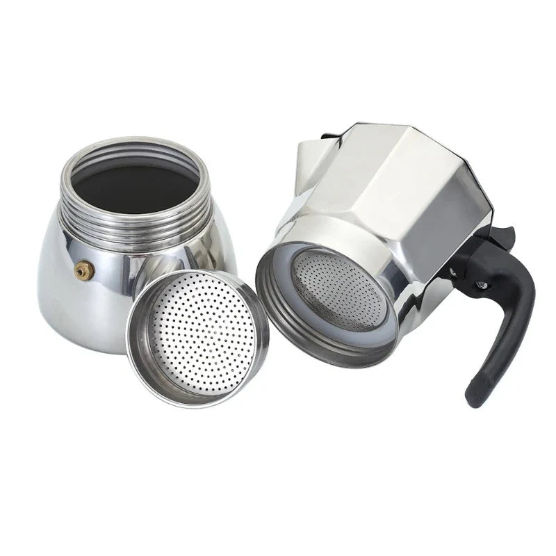 Stainless Steel Octagonal Moka Pot