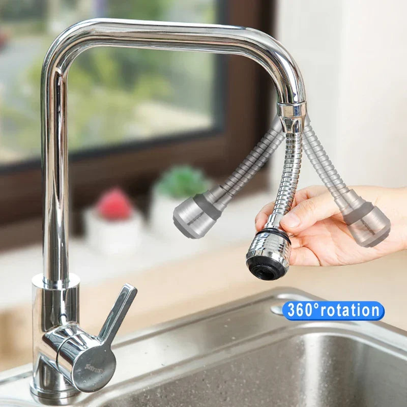360° Rotating High-Pressure Faucet Aerator – 2 Modes