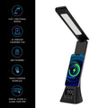 Pursonic 2-in-1 Charging Set – Wireless Charging Alarm Clock Speaker + LED Desk Lamp