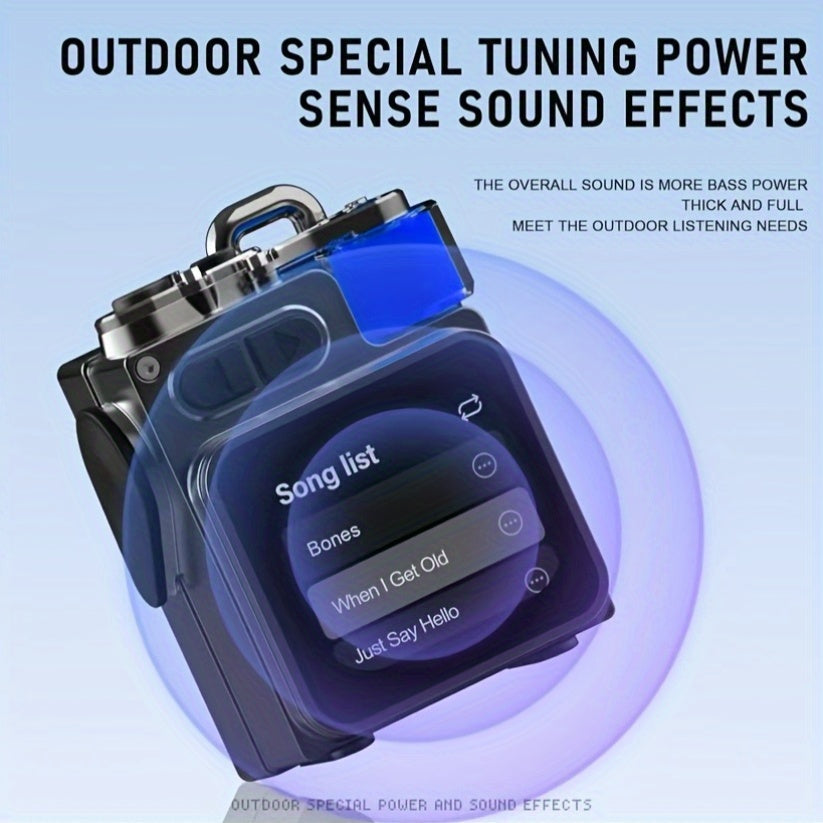 Wireless Mini Bluetooth Speaker with Touch Screen