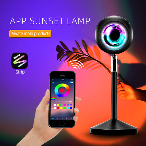 Rainbow Sunset Lamp with App & Remote Control
