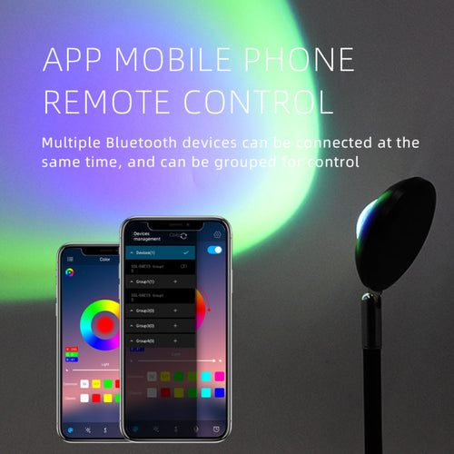 Rainbow Sunset Lamp with App & Remote Control
