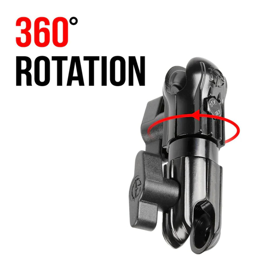 GRIP'R 3.75" Aluminium Adapter Arm – 20mm to 1"/25mm B-Size Socket