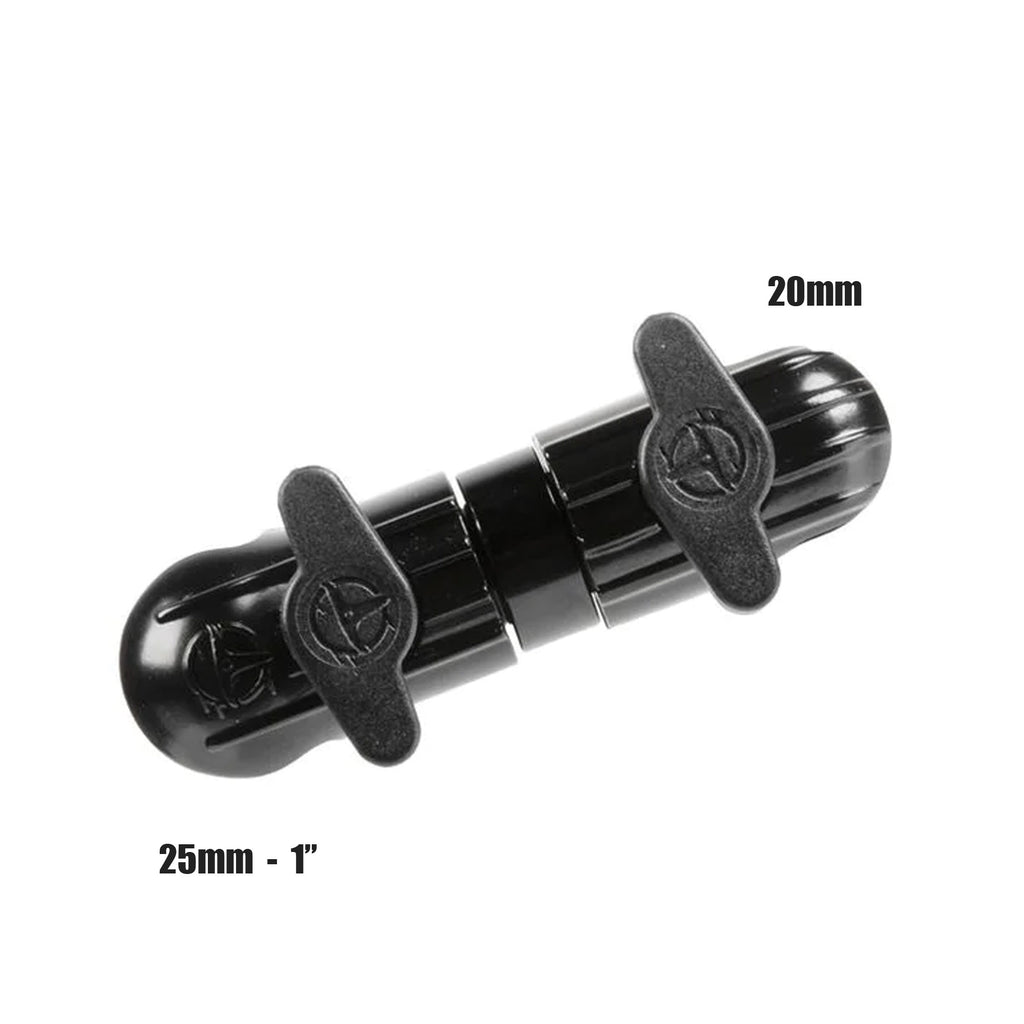 GRIP'R 3.75" Aluminium Adapter Arm – 20mm to 1"/25mm B-Size Socket