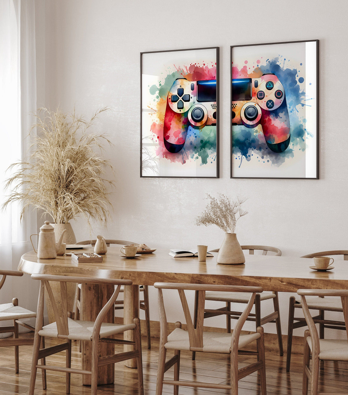 Gaming Wall Art Posters – Set of 2 (Unframed)