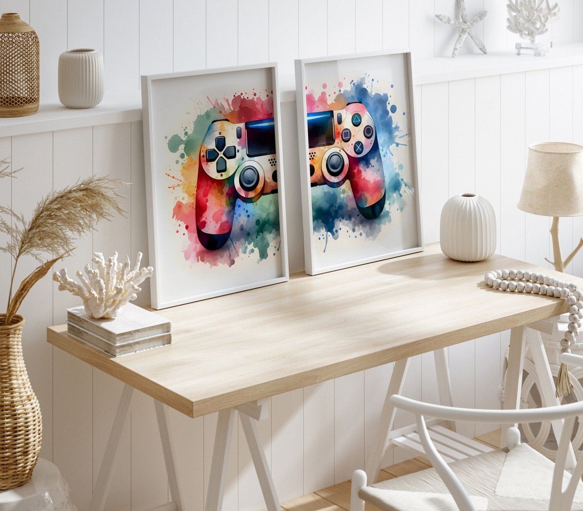 Gaming Wall Art Posters – Set of 2 (Unframed)