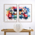 Gaming Wall Art Posters – Set of 2 (Unframed)