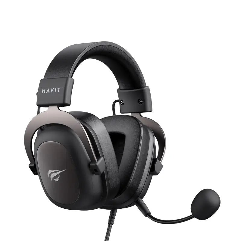 Wired Gaming Headset with Noise-Cancelling Mic – Black