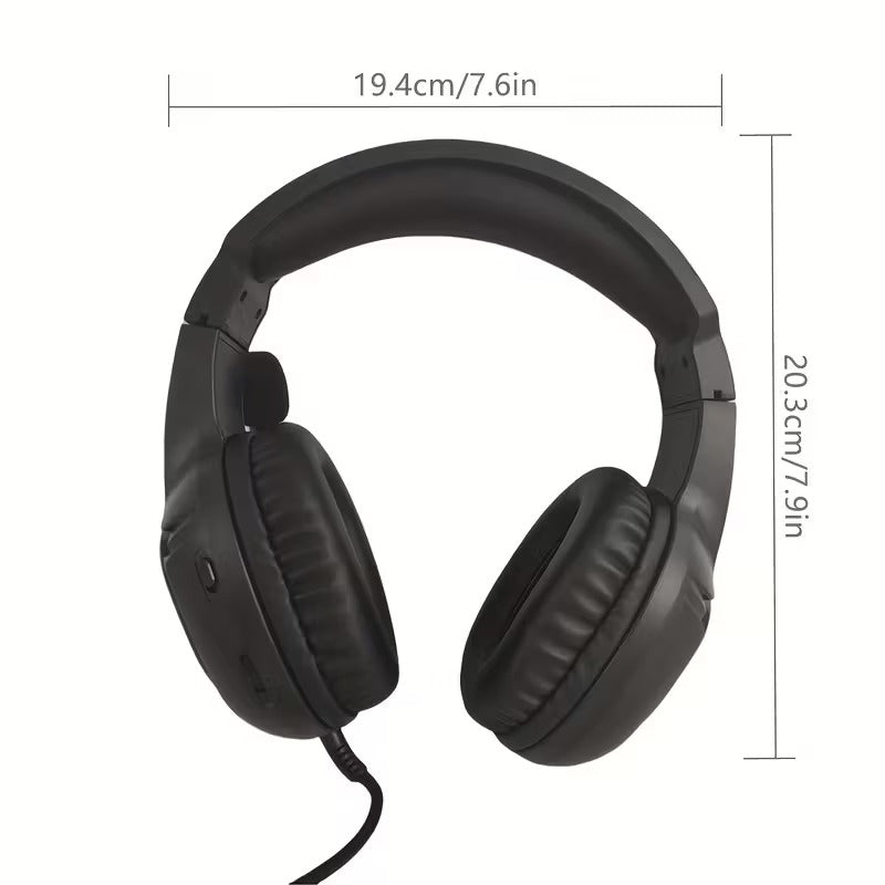 S20 Gaming Headset with 50mm Drivers & LED Mic